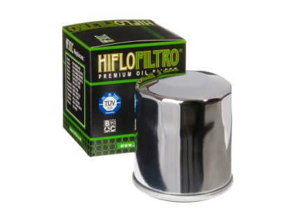HIFLOFILTRO Olejový filter HF303 chróm Honda/ Kawasaki/ Yamaha