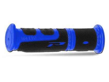 PROGRIP Gripy (rukoväte) PG964 ATV / Jet Ski / MTB 22+22 mm 120 mm – modré/čierne