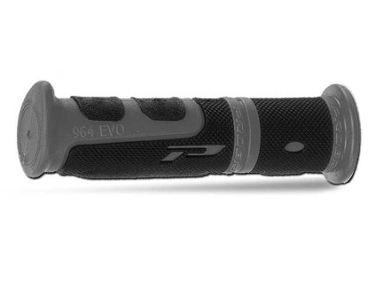 PROGRIP Gripy (rukoväte) PG964 ATV / Jet Ski / MTB 22+22 mm 120 mm – sivé/čierne