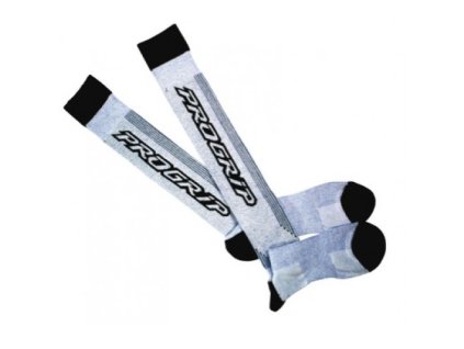 PROGRIP Ponožky Light dlhé biele