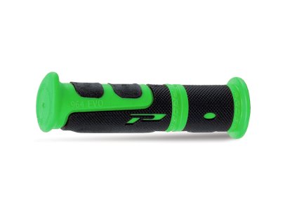 PROGRIP Gripy (rukoväte) PG964 ATV / Jet Ski / MTB 22+22 mm 120 mm – zelené/čierne
