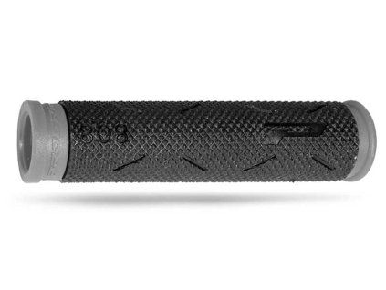 PROGRIP Gripy (rukoväte) PG807 ATV / Jet Ski / MTB 22+22 mm 120 mm – čierne/grafitové dvojzložkové