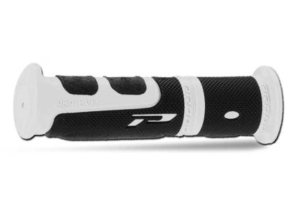 PROGRIP Gripy (rukoväte) PG964 ATV / Jet Ski / MTB 22+22 mm 120 mm – biele/čierne