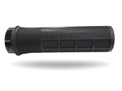 PROGRIP Gripy (rukoväte) PG996 ATV / Jet Ski / MTB 22+22 mm 135 mm – čierne s čiernou Lock-On objímkou