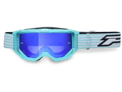 PROGRIP Okuliare PG3300 Vision GO – zelené matné – modré zrkadlo