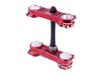 XTRIG Držiaky tlmičov Rocs Pro Triple Clamps KTM SX/SX-F 125/250/350/450 '13-'22; EXC/EXC-F '14-'23; Husqvarna '14-'22; Gas Gas Ec/Ecf/MC/Mcf '21-'23 M12 X-Trig Brown