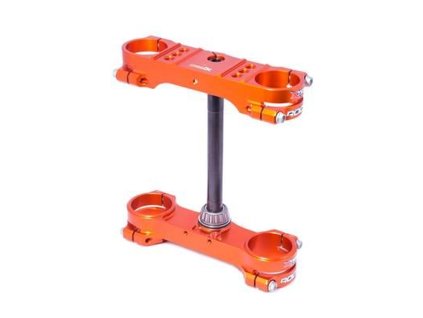 XTRIG Držiaky tlmičov Rocs Tech Triple Clamps KTM SX 85 '03-'24 oranžové