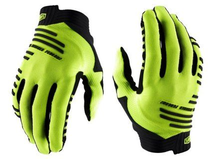 100% Rukavice CROSS/Enduro/MTB R-Core žlté fluo/čierne