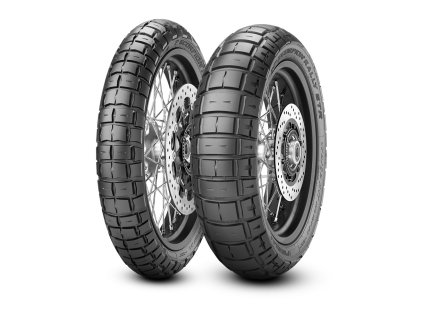 PIRELLI Sada pneumatík Scorpion Rally STR 120/70R17 + 170/60R17 M+S DOT 2025 + taštička PIRELLI