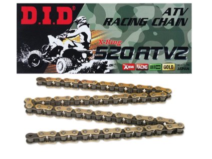 DID Reťaz 520ATV2GB X-Ring zlatá