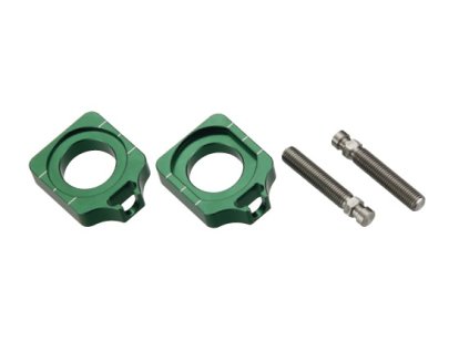 ACCEL Šponovák (napínač) reťaze so Skrutkou Kawasaki KXF 250/450 '04-'14 zelený