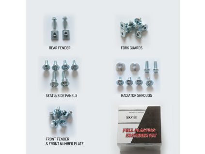 ACCEL Sada skrutiek na plasty Honda CRF 450R (13–16), CRF 250R (14–16)