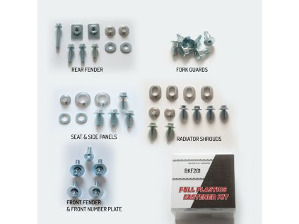 ACCEL Sada skrutiek na plasty Yamaha YZ 125 / 250 (02–15)