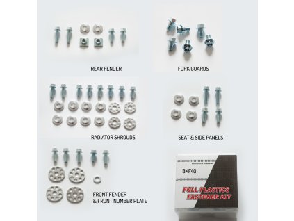 ACCEL Sada skrutiek na plasty Suzuki RMZ 250 (10–14), RMZ 450 (08–14)
