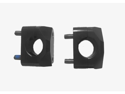 ACCEL Držiaky / podložky riadidiel 28,6 mm, výška 20 mm – čierne