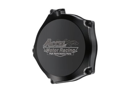 ACCEL Hliníkový kryt spojky Kawasaki KXF 250 '09-'17 čierny