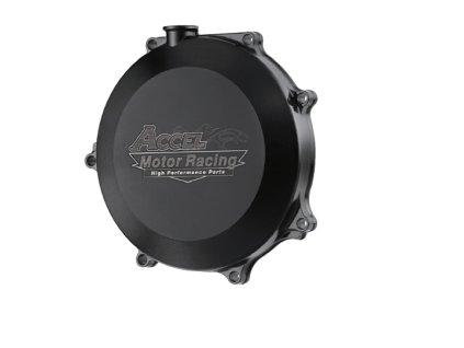 ACCEL Hliníkový kryt spojky Kawasaki KXF 450 '06-'15 čierny