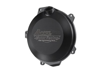 ACCEL Hliníkový kryt spojky KTM SXF 250/350 '11-'15, Husqvarna 250/350 '14-'15 čierny
