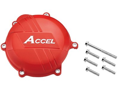 ACCEL Chránič krytu spojky Honda CRF250R '10-'17 červený
