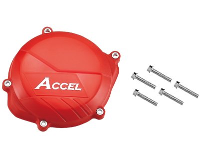ACCEL Chránič krytu spojky Honda CRF450R '09-'17 červený