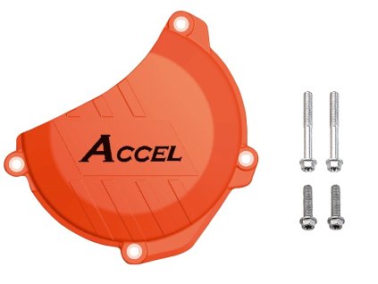 ACCEL Chránič krytu spojky KTM SXF250 '16-, SXF350 '16 oranžový