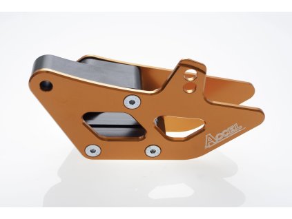ACCEL Zadné vodidlo reťaze KTM SX/SXF '00-'07, EXC '08-'13 oranžové