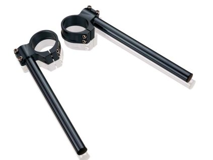 ACCEL Dvojdielne Clip-On riadidlá Street 45 mm – čierne