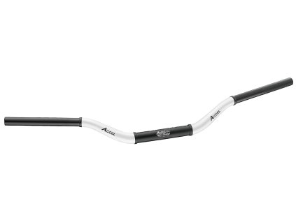 ACCEL Riadidlá – hliníkové Ergal 7075-T6 28,6 mm Taper MX Vzor Yamaha YZ vysoké – biele / čierne 803 × 92 mm