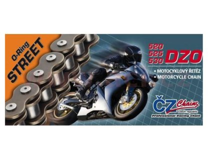 CZ Reťaz 520 DZO O-Ring Bronze do 750 ccm + nitovacia spojka