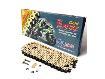 CZ Reťaz 525 Sdzz Active Ring zlatá do 1200 ccm + nitovacia spojka