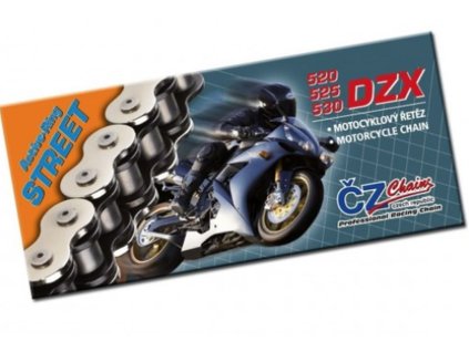 CZ Reťaz 530 Dzx Active Ring chróm do 1200 ccm + nitovacia spojka