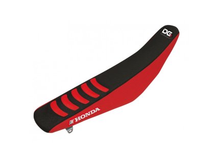 BLACKBIRD Poťah sedla Honda CRF 150R '07-'23 Double Grip 3, červený/čierny