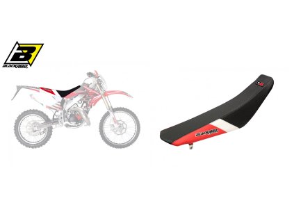 BLACKBIRD Poťah sedla Honda CRF 250R '10-'13, CRF 450R '09-'12 Dream 4 čierny/červený/biely