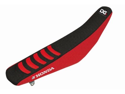 BLACKBIRD Poťah sedla Honda CRF 250R '18-'21, CRF 450R '17-'20, CRF 450X '17-'23 Double Grip 3 čierny/červený