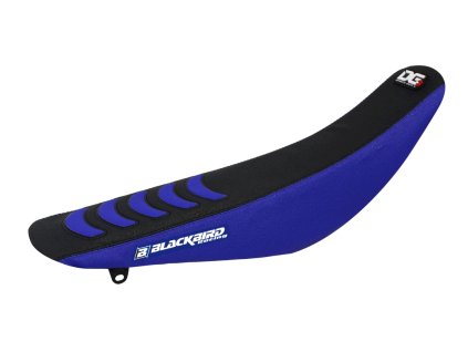 BLACKBIRD Poťah sedla Yamaha YZ 250F '10-'13 Double Grip 3 čierny/modrý
