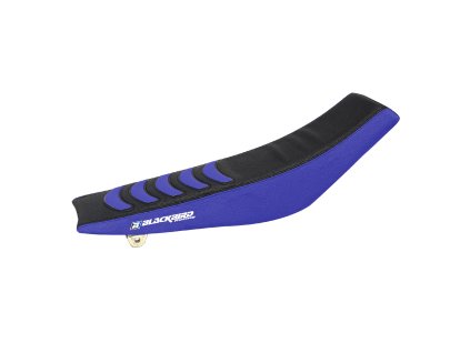 BLACKBIRD Poťah sedla Yamaha YZ 250F '14-'18, YZ 450F '14-'19, WR 250F '15-'19, WR 450F '16-'18 Double Grip 3 modrý/čierny