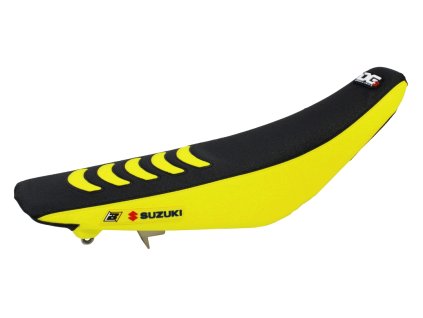 BLACKBIRD Poťah sedla Suzuki RM 125/250 '01-'23 Double Grip 3 čierny/žltý