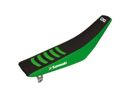 BLACKBIRD Poťah sedla Kawasaki KXF 250 '21-'23, KXF 450 '19-'23 Double Grip 3 zelený/čierny