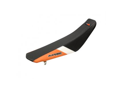 BLACKBIRD Poťah sedla KTM SX 85 '13-'17 Dream 4 čierny/oranžový/biely