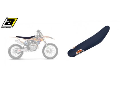 BLACKBIRD Poťah sedla KTM SX/SXF '19-'22, EXC '20-'23 Moon Logo KTM tmavomodrý