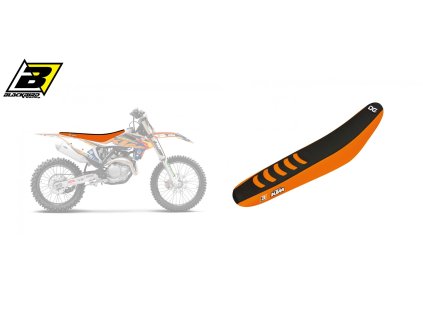 BLACKBIRD Poťah sedla KTM SX/SXF '19-'22, EXC '20-'23 Double Grip 3 oranžový/čierny