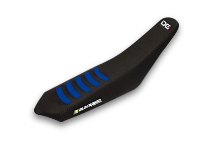 BLACKBIRD Poťah sedla Sherco SE/SEF '13-'16, SM / SE 50 '15-'24, Double Grip 3 čierny/modrý