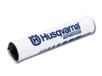 BLACKBIRD Pena na riadidlá (Hrazdu) – Husqvarna Logo – biela
