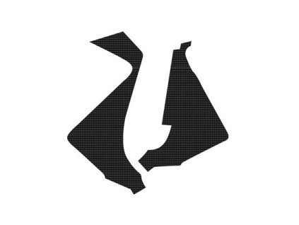 BLACKBIRD Sada polepov na Airbox Suzuki RMZ 450 '05–'07 Carbon Look