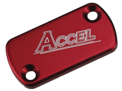 ACCEL Viečko prednej brzdovej pumpy Honda CR/CRF/XR červené
