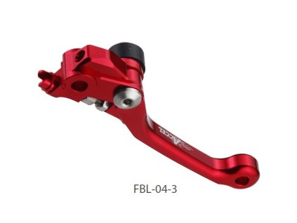 ACCEL Brzdová páčka (výklopná) Honda CRF 250 / 450 (07–24) – červená