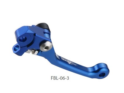 ACCEL Brzdová páčka (výklopná) Yamaha YZF 250 (07–22), YZF 450 (08–22), YZ 125 / 250 (08–22) – modrá