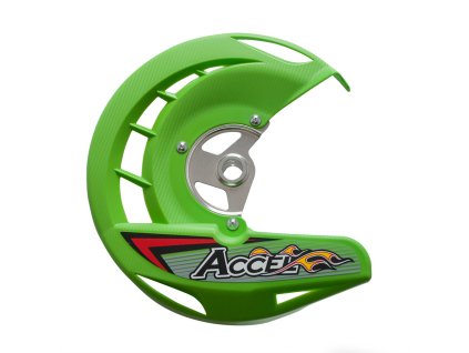 ACCEL Kryt predného brzdového kotúča Kawasaki KXF 250/450 '06-'18 zelený