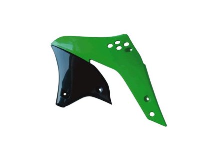RTECH Kryty chladičov Kawasaki KXF 250 zelené OEM