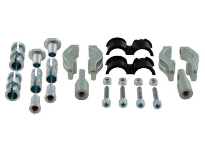 RTECH Uchytenie chráničov rúk – lomené, pre riadidlá 22,2 mm / 28,6 mm